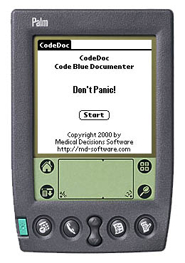 CodeDoc on a PalmIII